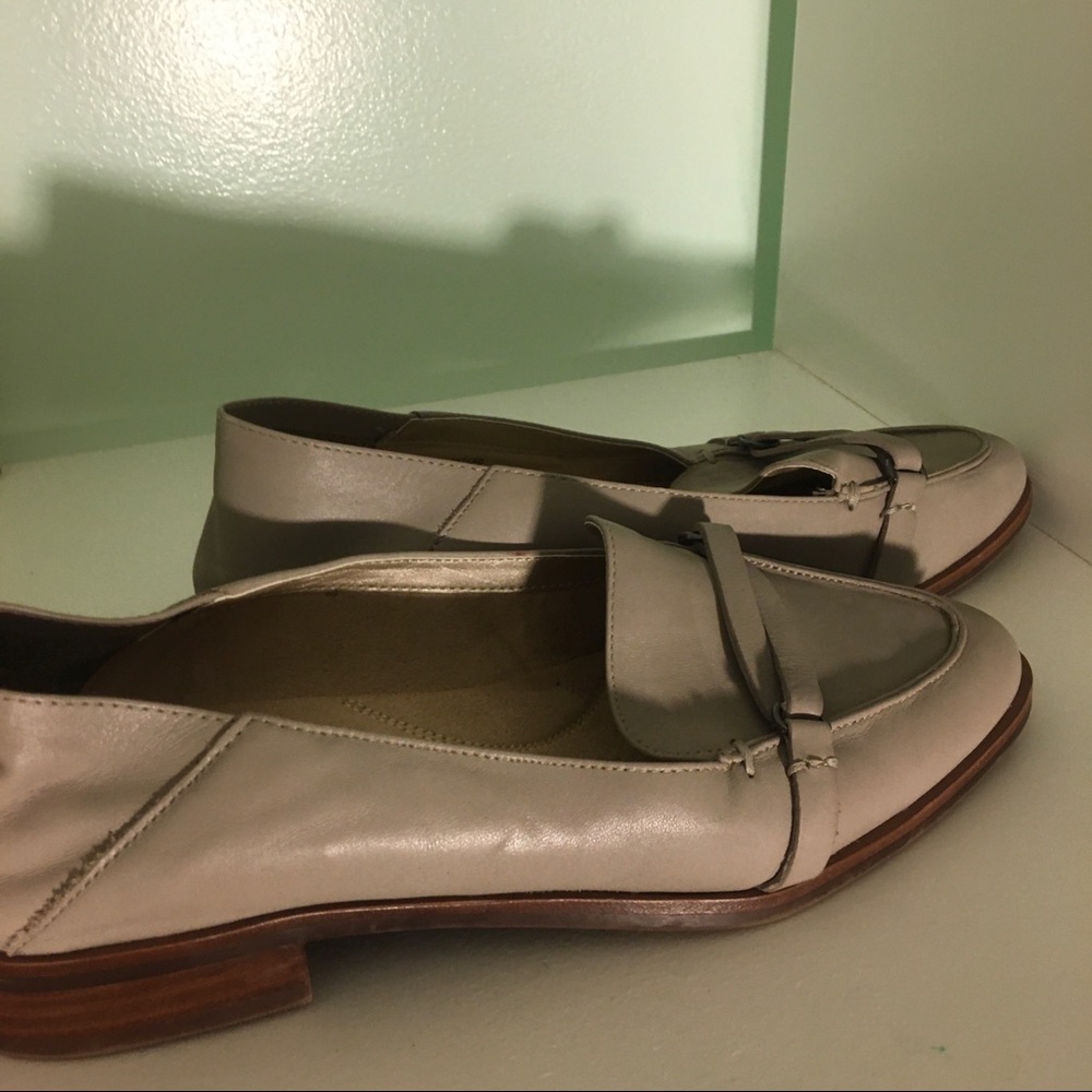 brown loafers
